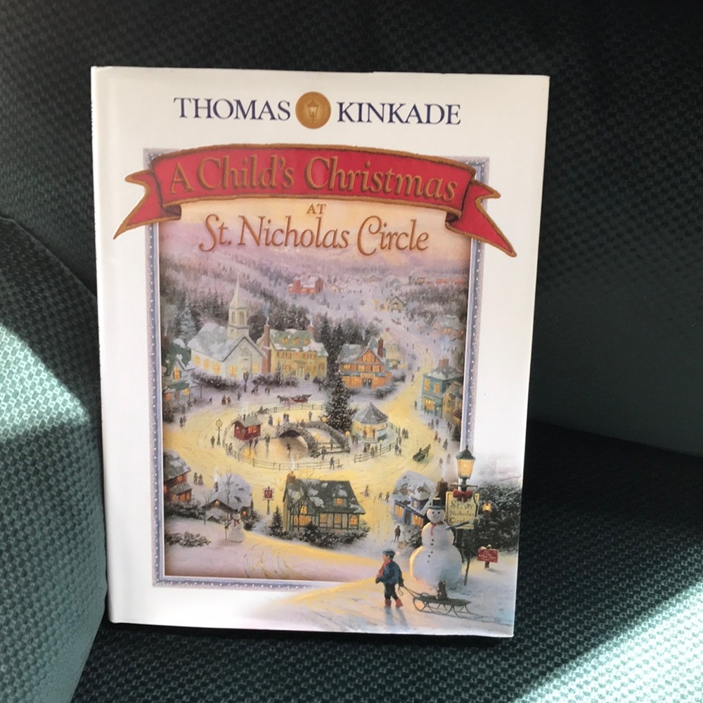 “Thomas Kincaid a child’s Christmas at Nicholas circle” children’s book